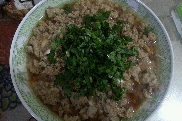 美味肉末蒸豆腐