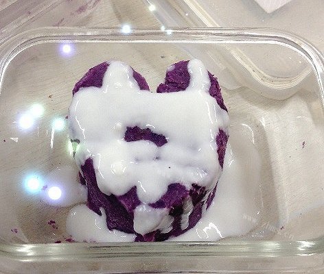 酸奶紫薯泥