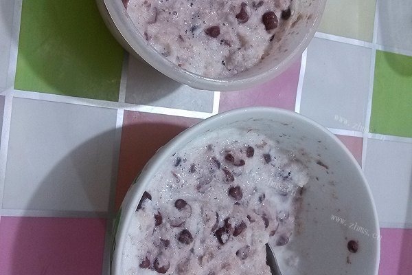 红豆牛奶沙冰