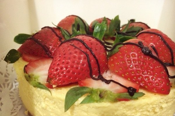 自制草莓芝士蛋糕
