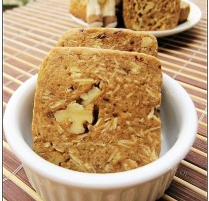 美味的红糖杏仁饼