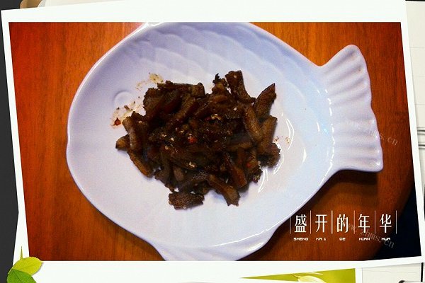 自制啤酒孜然肉皮