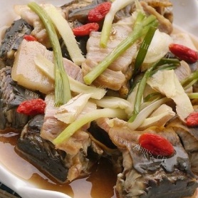咸肉煮黄鳝
