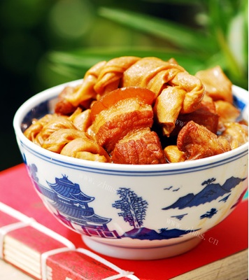 百叶结烧肉