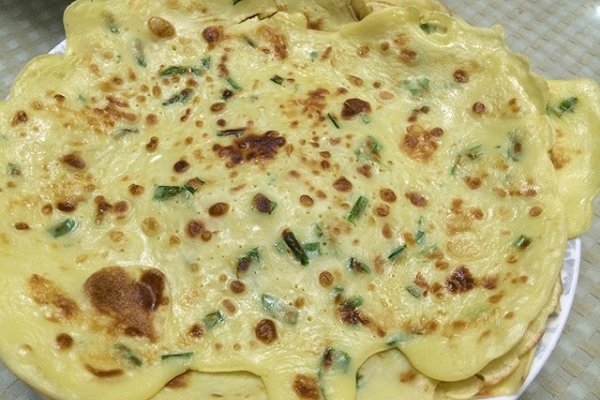 家庭版奶香蛋饼