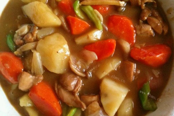 家常鸡腿咖喱饭