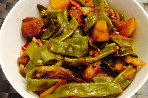 排骨炖豆角