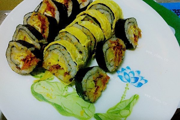 迷人又饱腹的-紫菜卷