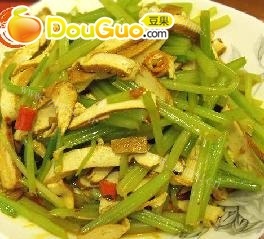 芹菜炒香干