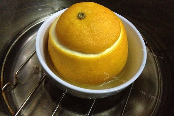 盐蒸橙子