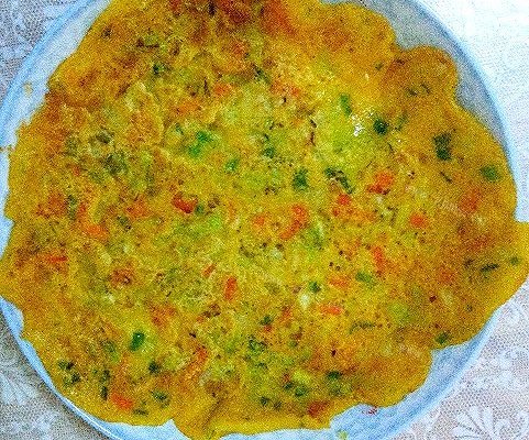 自制五色煎饼