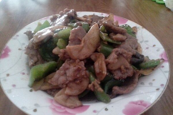 青椒杏鲍牛柳