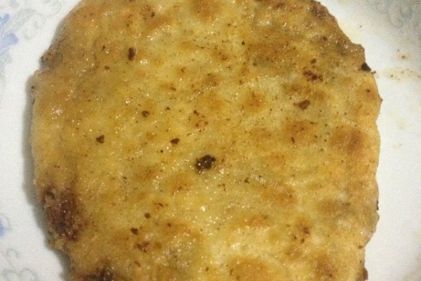 家常杏鲍菇猪肉饼