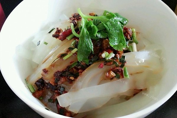 自制炎炎夏日之凉拌绿豆粉