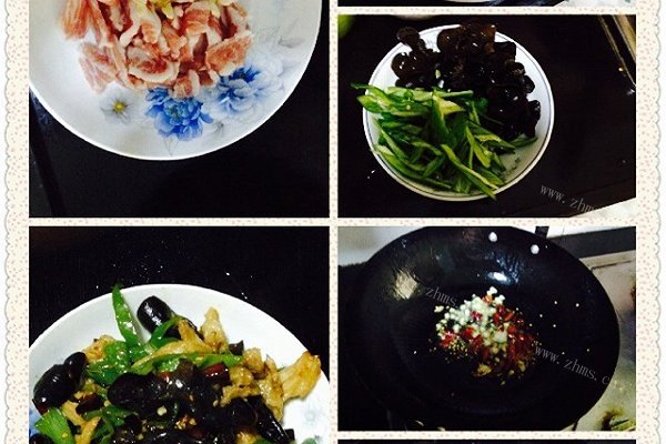爆炒猪颈肉