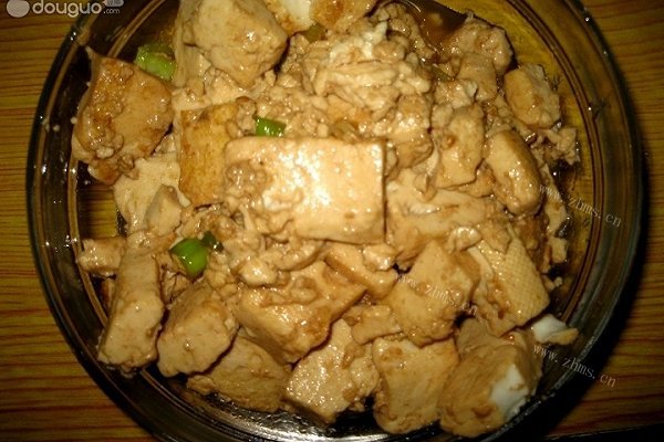 好吃的葱香酱烧豆腐