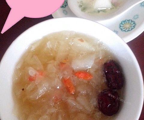 美味脆梨银耳汤