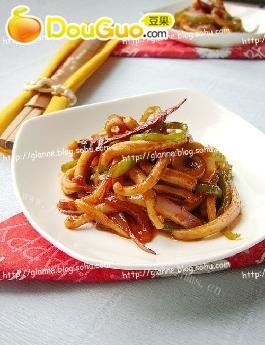 美味韩式辣酱鱿鱼丝