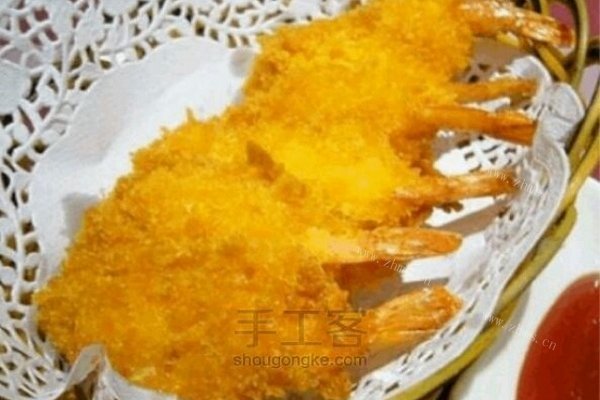 黄金炸蝴蝶虾