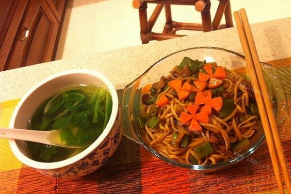 家常刀豆焖面