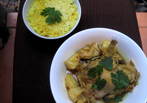 真正的curry chicken