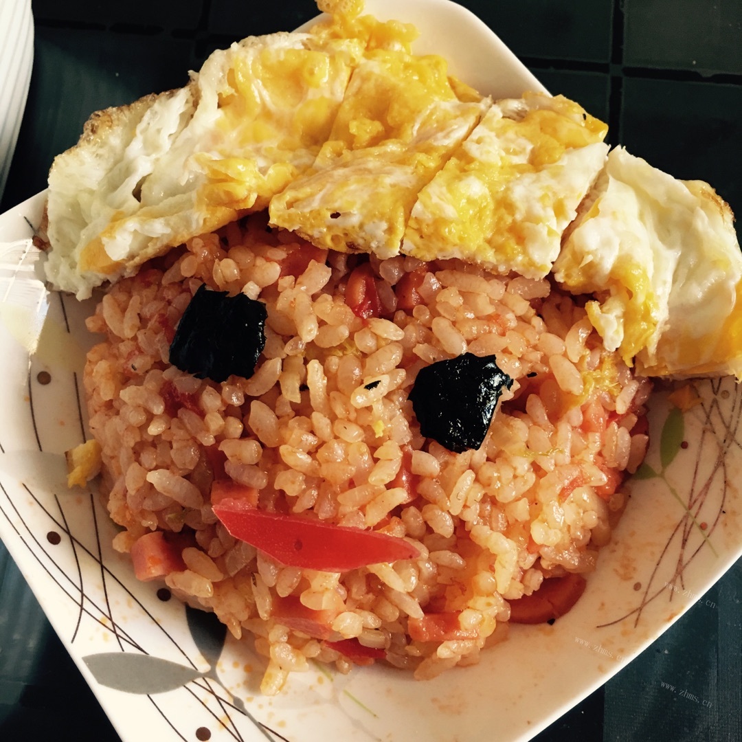 可口的炒饭