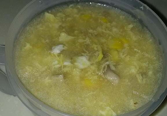 自制蘑菇玉米羹