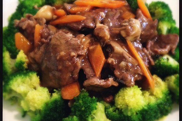 美味蓝花牛肉
