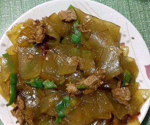 辣皮肉丝