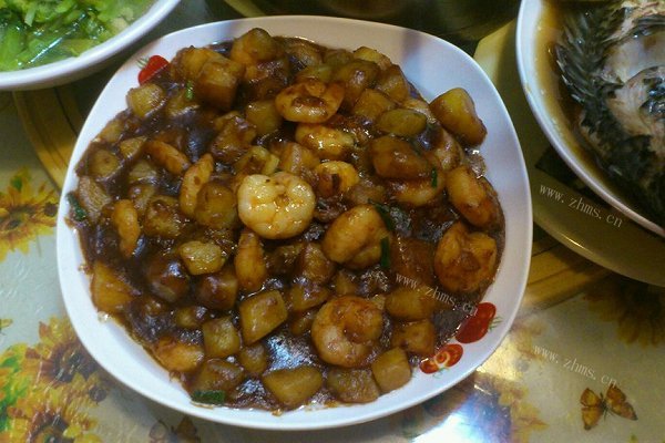 土豆烩虾仁