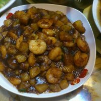 土豆烩虾仁