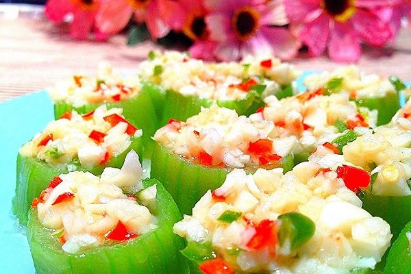 蒜蓉蒸丝瓜
