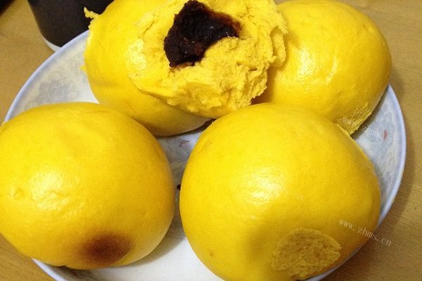 南瓜豆沙包