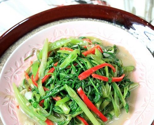 椒丝腐乳通菜