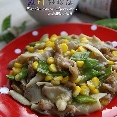 家常鸡汁袖珍菇