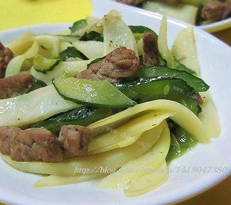 黄瓜炒牛肉
