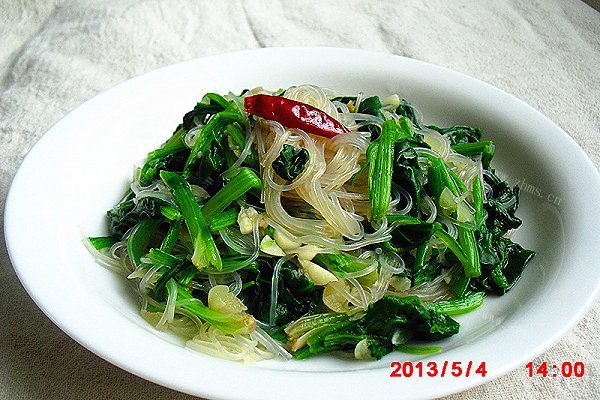 自制菠菜粉丝