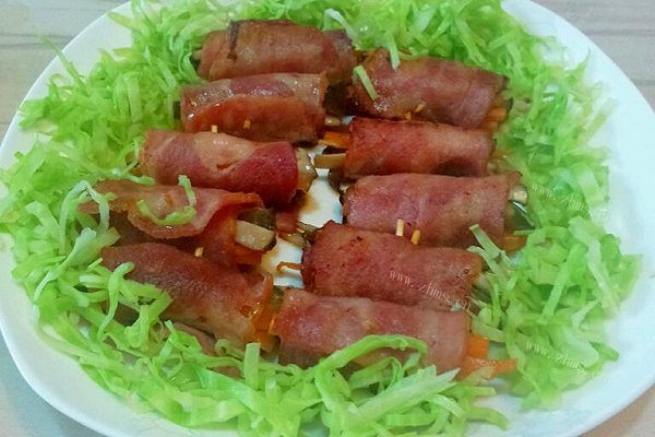 培根蔬菜卷