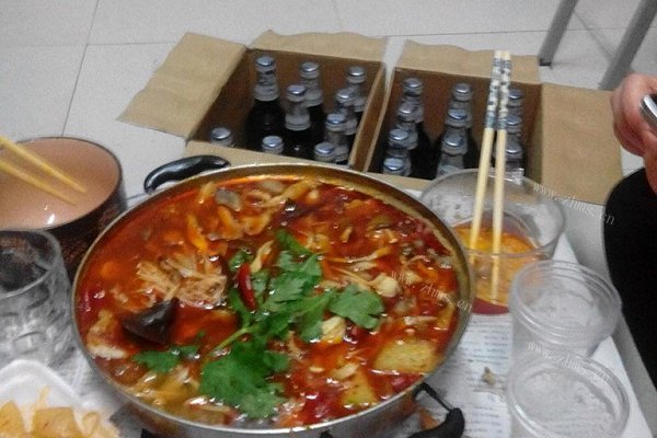 寝室里的美味之四川火锅