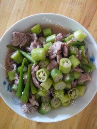 秋葵炒肉