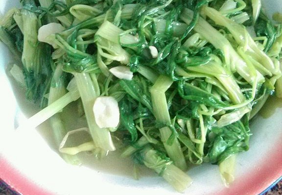 家常炒通心菜