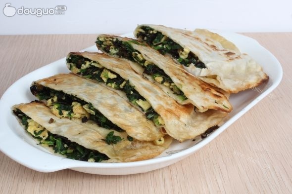 #回忆#菠菜鸡蛋饼