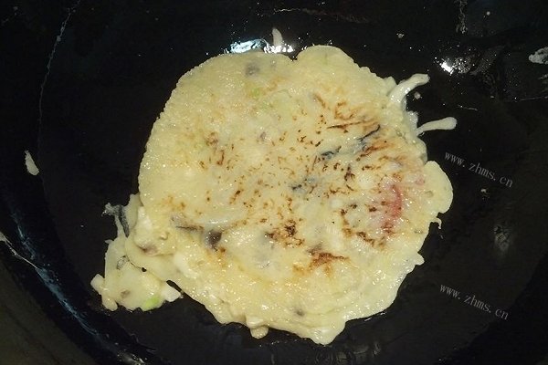 家常蔬菜香肠鸡蛋饼