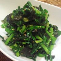 韭菜海苔拌菜