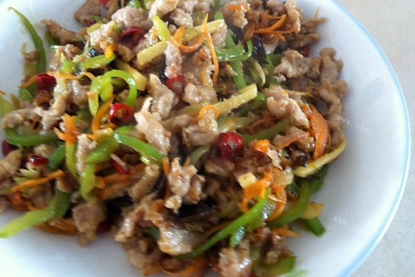 自制鱼香肉丝
