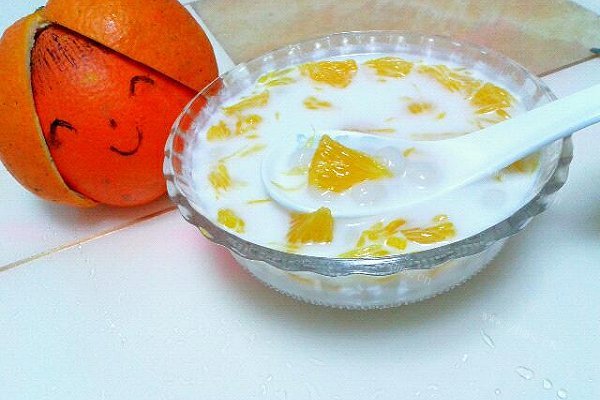 椰奶甜橙小丸子