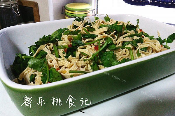 快手菜-凉拌豆腐皮