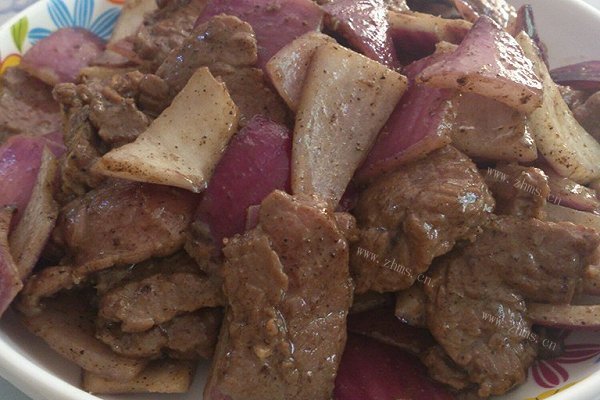 家常黑椒牛肉