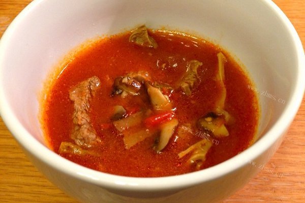 番茄笋干牛肉汤