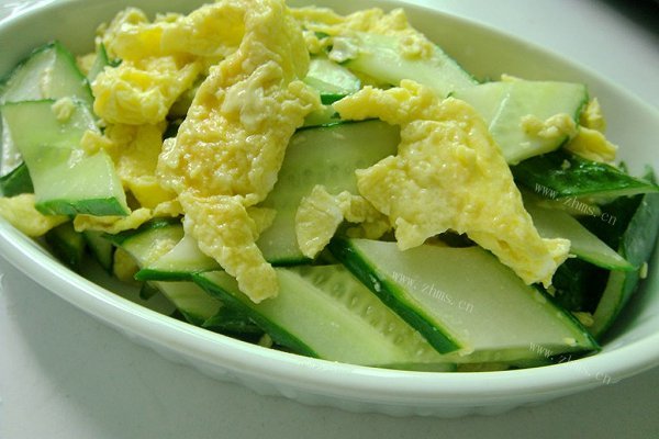 黄瓜炒鸡蛋
